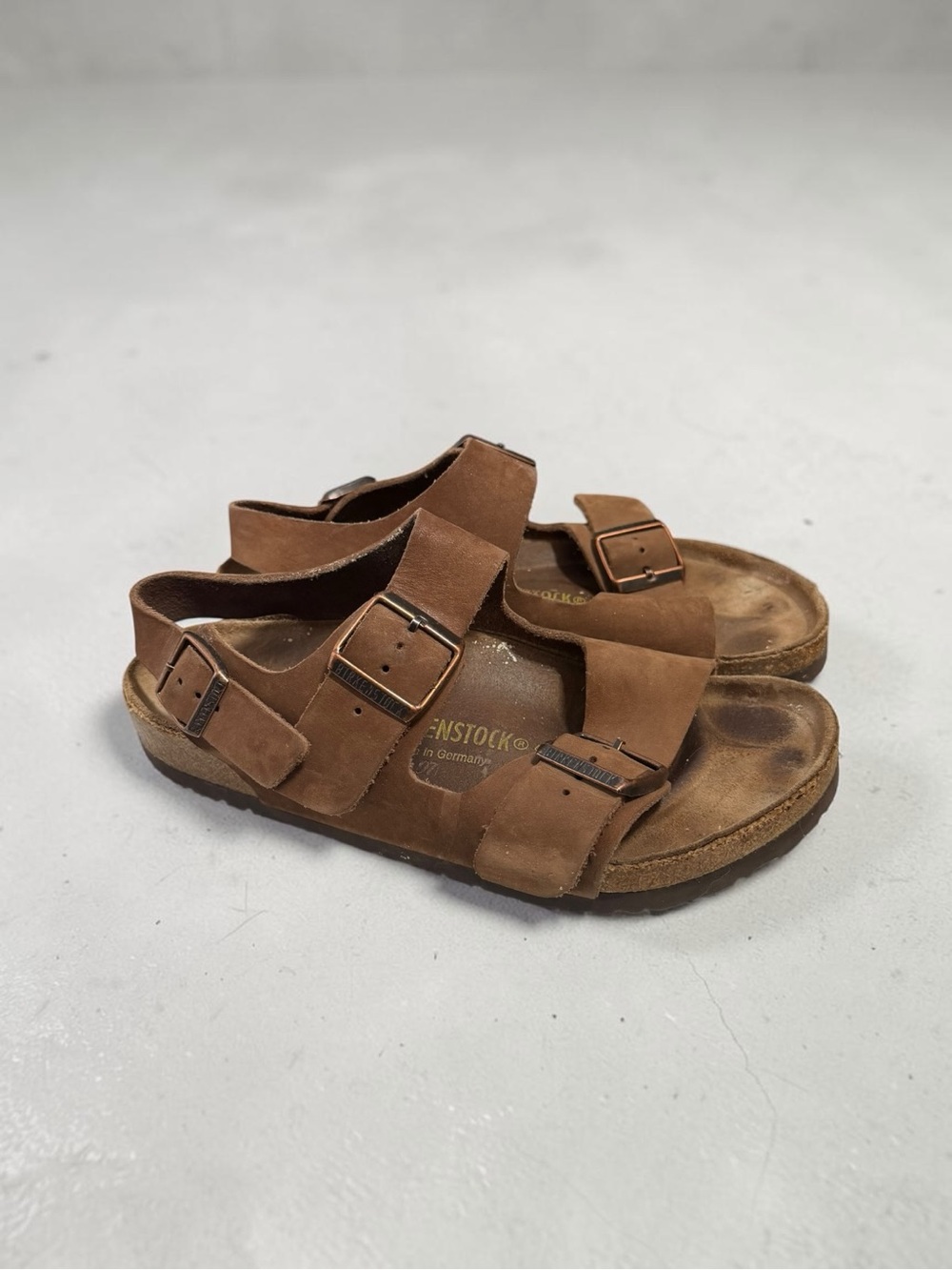 Birkenstock Milano Brown Leather Sandals